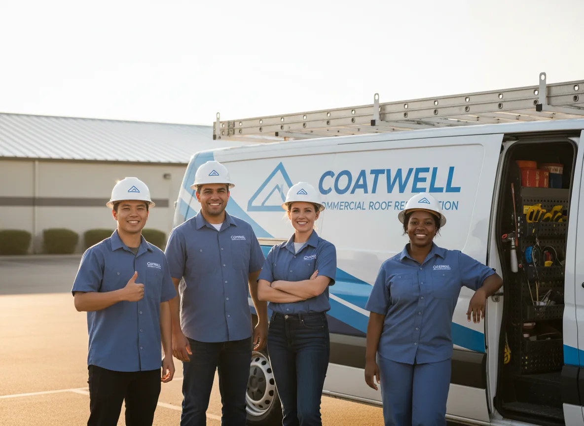 Commercial roof coating company in Edwardsville, KS